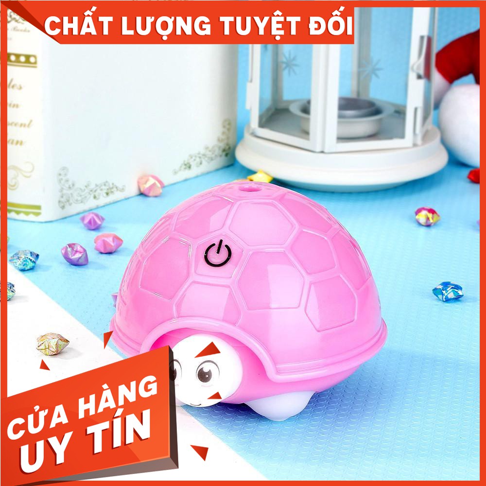 Máy phun sương, khuếch tán tinh dầu hình rùa, màu hồng siêu dễ thương