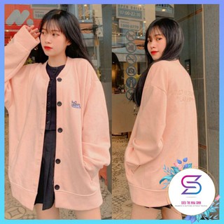 Áo Khoác Nữ Thu Đông 💖 Áo Khoác Nỉ Bông Cardigan PUPPY LAZY Unisex 3 Màu Lựa Chọn