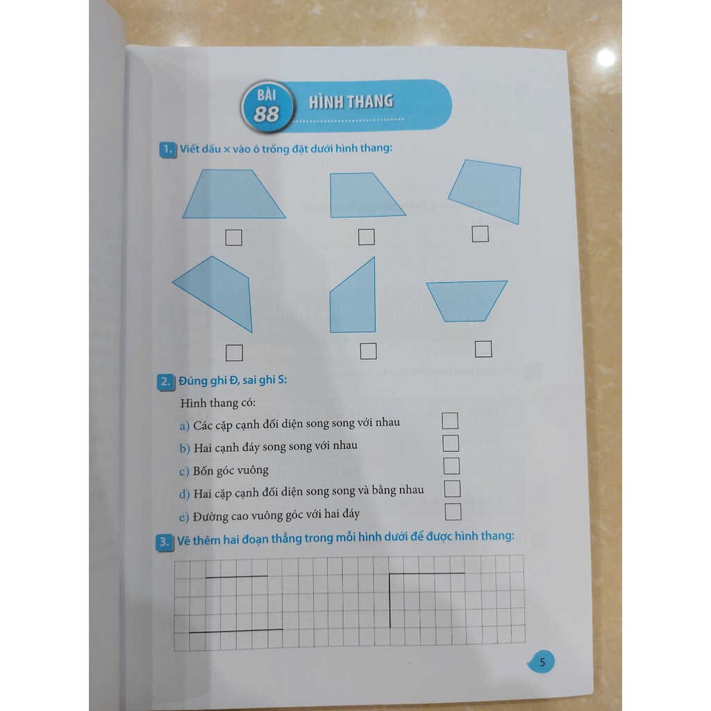 Sách - Vở bài tập thức hành toán lớp 5 tập 2