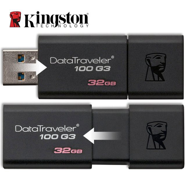 USB Kingston DT100G3 32GB 3.0-Bảo hành 60 Tháng | BigBuy360 - bigbuy360.vn