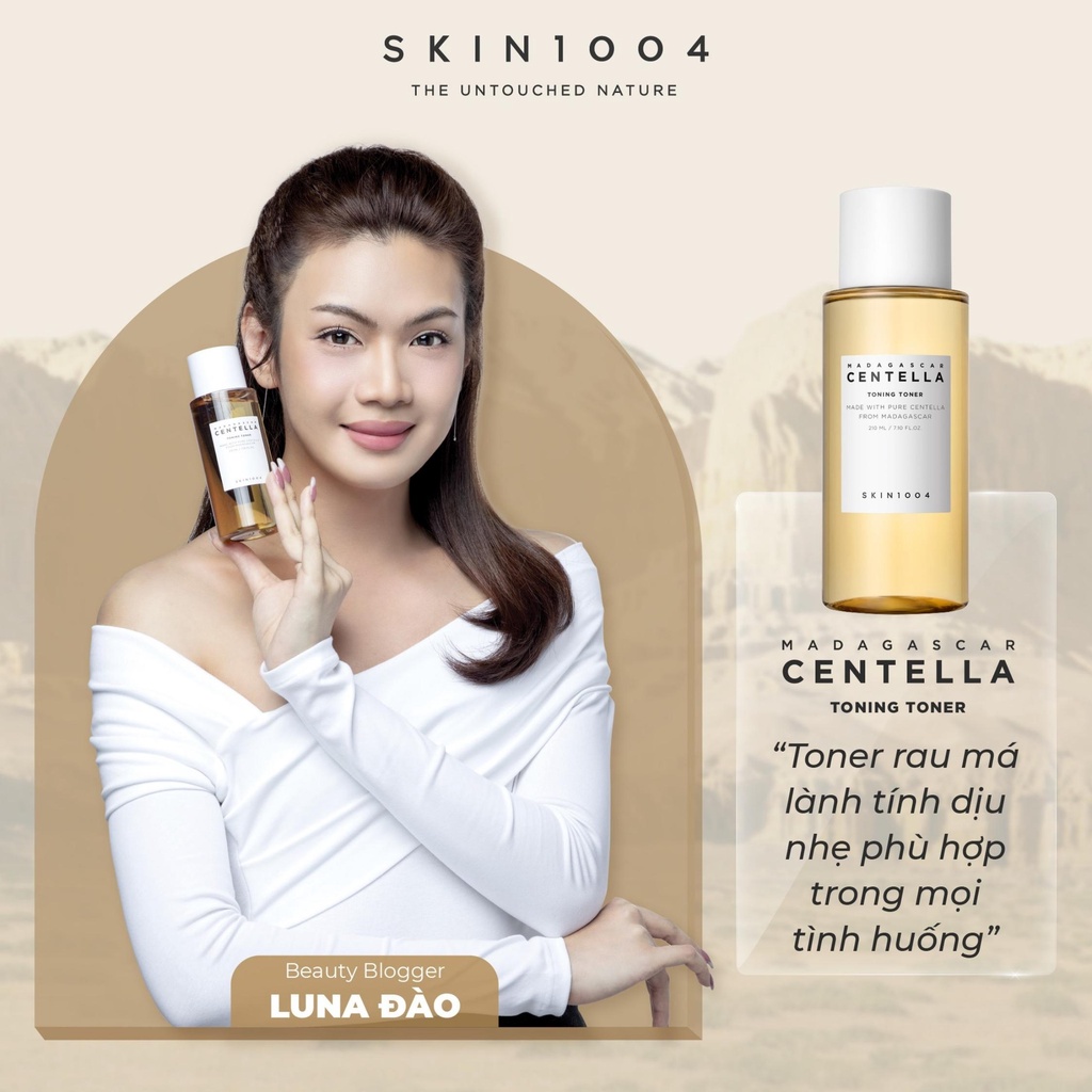 Nước Hoa Hồng Skin1004 Toner Madagascar Centella Toning Rau Má Dịu Nhẹ 210ml