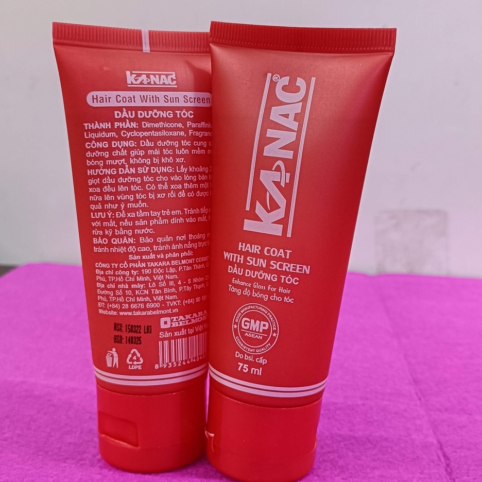 Tinh dầu dưỡng bóng tóc Kanac đỏ