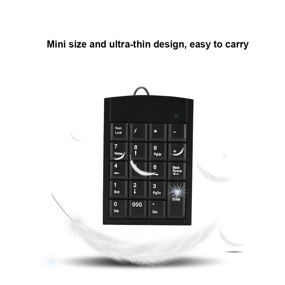 Bàn Phím Số Mini Kết Nối Usb Cho Laptop