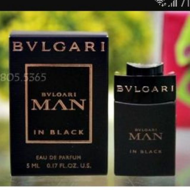 (5ml)ước Hoa Mini Nam BVLGARI MAN In Black.