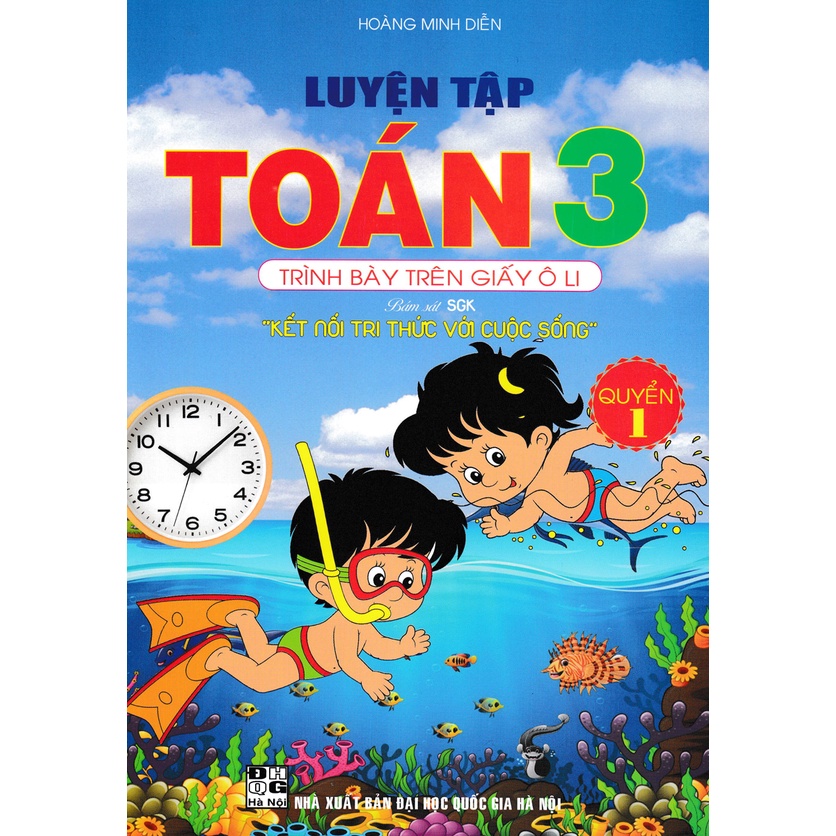 Sách - Combo Vở Ô Li Bài Tập Toán + Tiếng Việt 3 : Bám Sát SGK Kết Nối Tri Thức Với Cuộc Sống (Bộ 4 Cuốn)