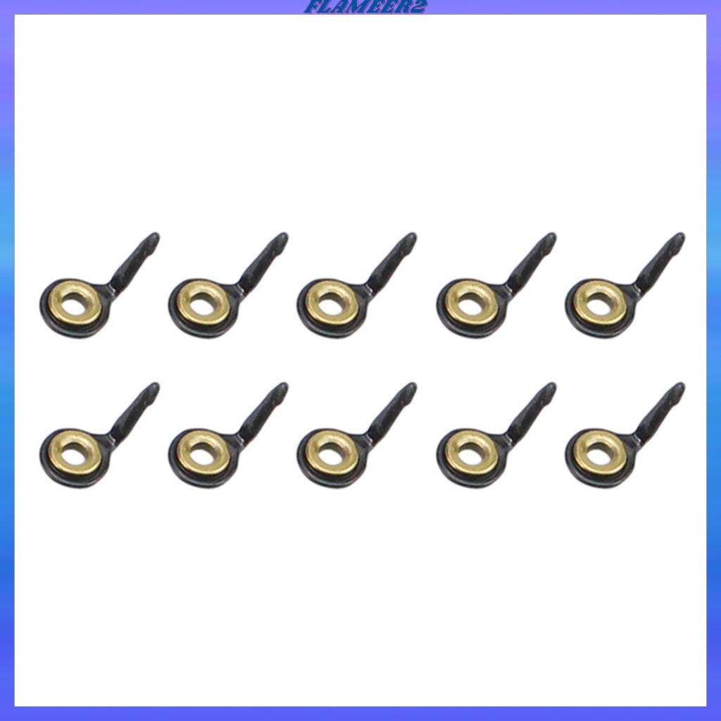 10x Stainless Steel Fishing Rod Guides Fishing Rod Tip Repair Kit