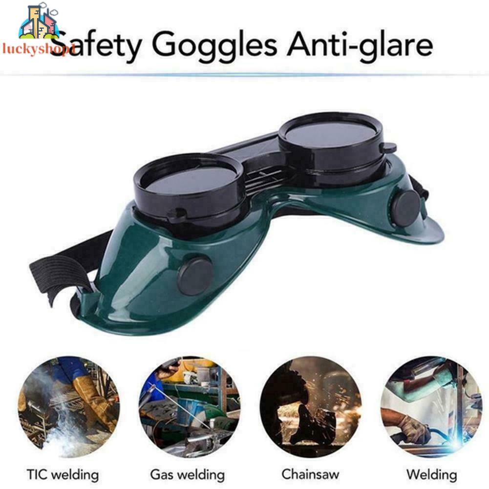 Kính Bảo Hộ Dạng Lật Tròng Kính Màu Xanh Lá Đậm Dùng Trong Hàn #An#44631#5r0wk1