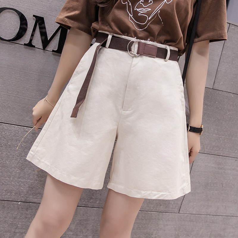 [ Mua 1 tặng 1 ] Quần Đùi Kaki Nữ mặc tết 2020 Cá Tính 4 Màu - Tặng 1 xấp bao lì xì | BigBuy360 - bigbuy360.vn