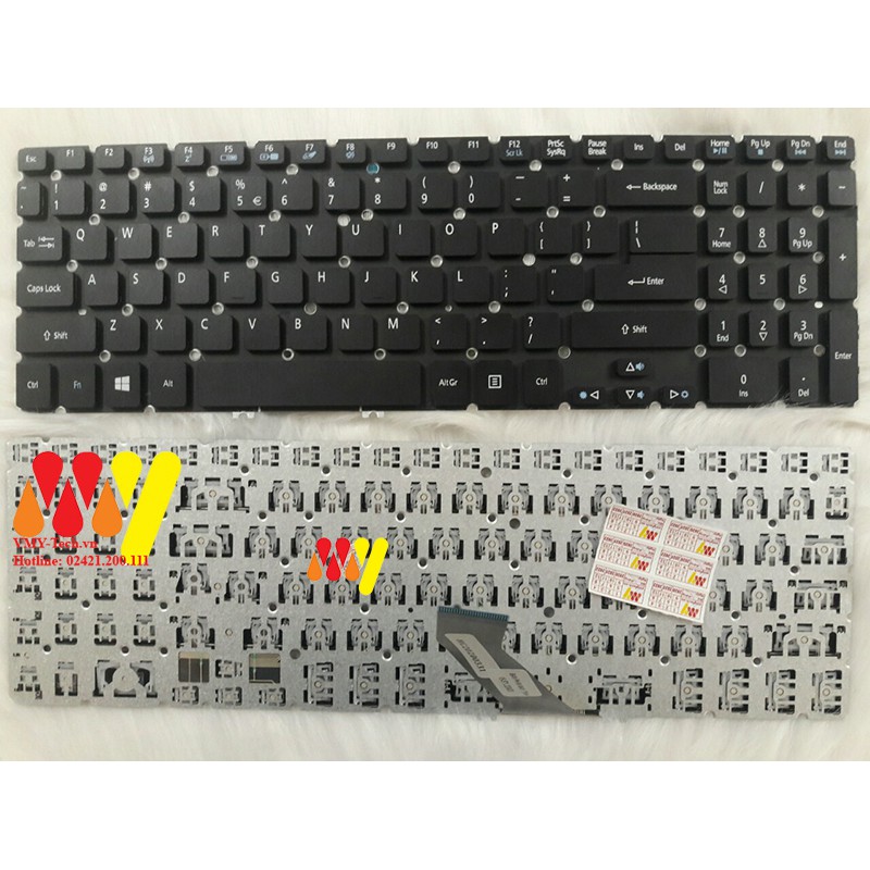 [Mã ELFLASH5 giảm 20K đơn 50K] Bàn phím laptop Acer M5-581 V3-573 v15-v17 V5-573 V5-573G VN7-571G-52PE VN7-571G-56F1