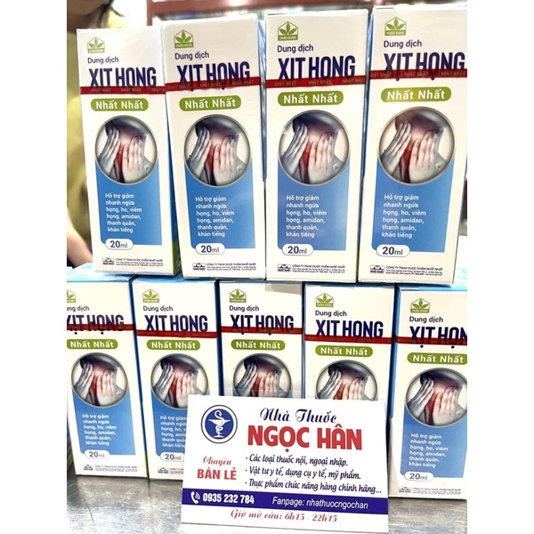 DUNG DỊCH XỊT HỌNG NHẤT NHẤT
