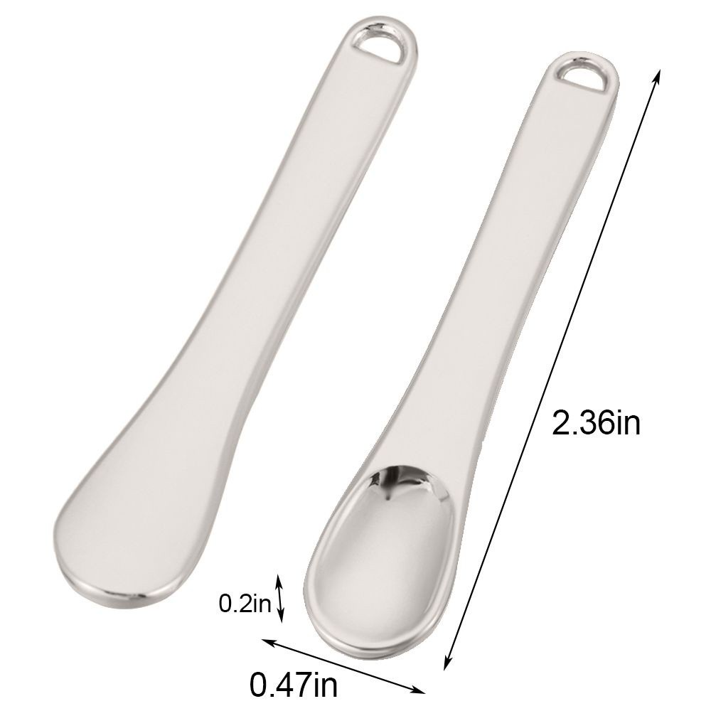Muỗng Kim Loại Mini Nhiều Màu Sắc Chăm Sóc Da Mặt
