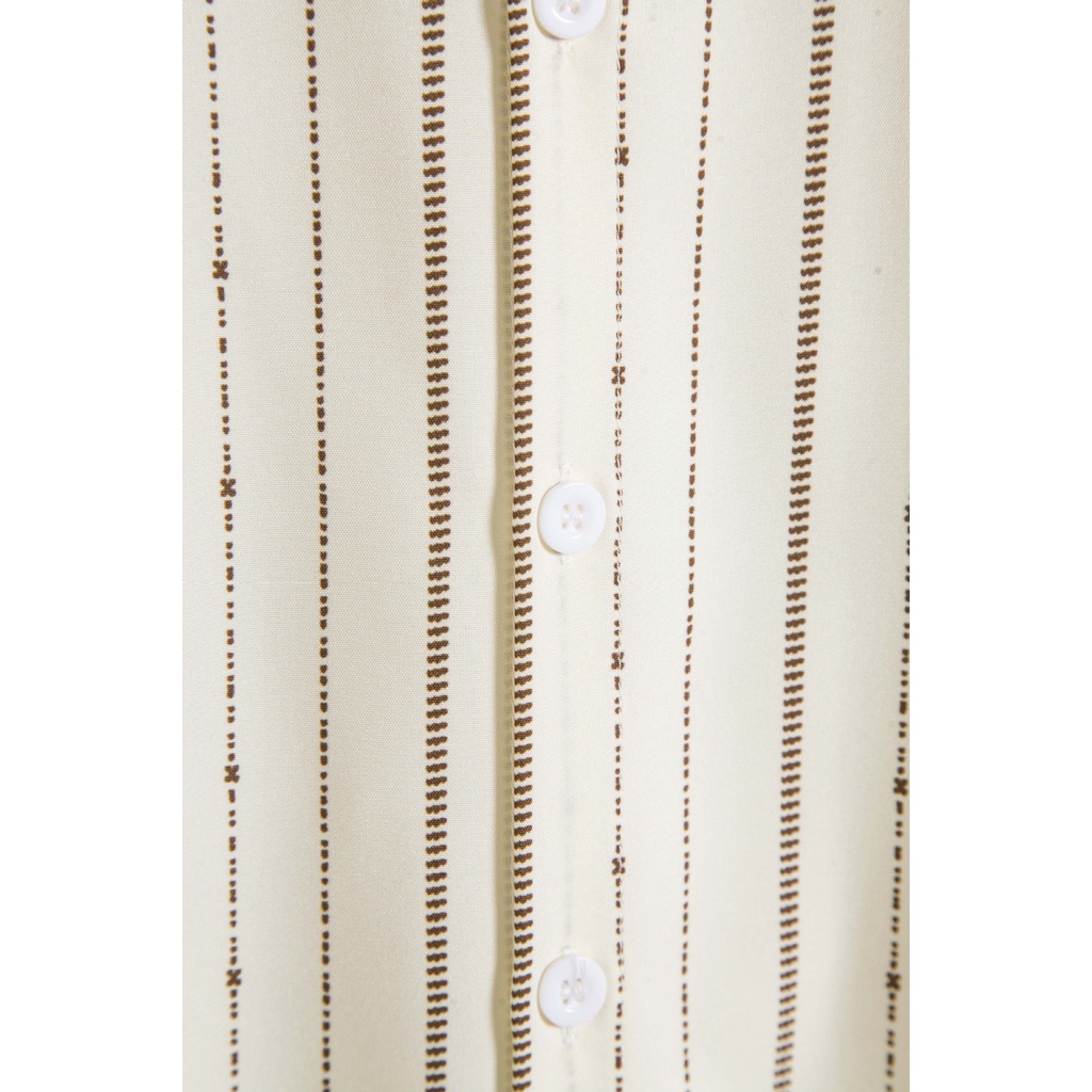 Áo Sơ Mi Polo Tay Ngắn Họa Tiết Sọc Thời Trang Mùa Hè Dành Cho Nam 2022