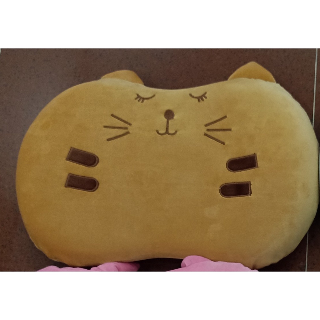 Gối đầu cao su non siêu mềm mịn, gối nằm hình thú dễ thương cho học sinh, văn phòng có túi đựng