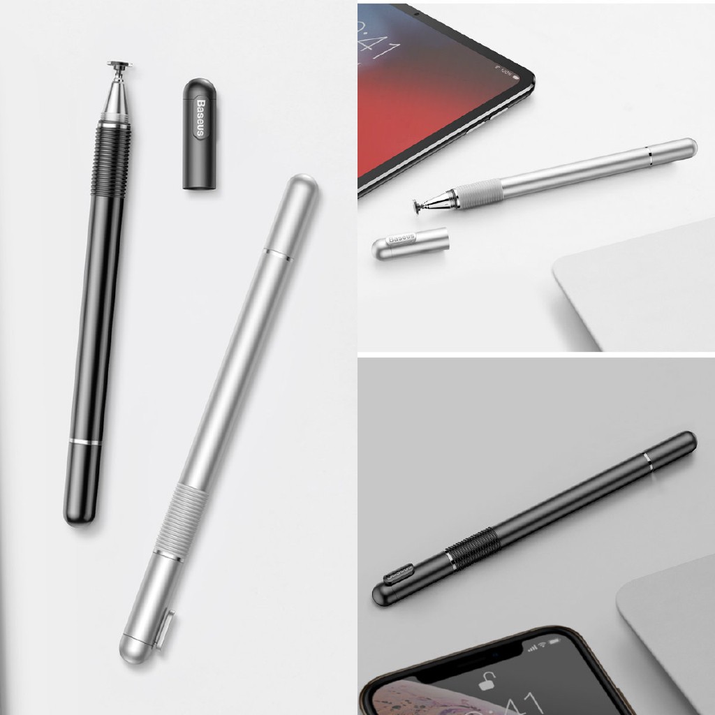 Bút cảm ứng điện dung 2 trong 1 Baseus Golden Cudgel Capacitive Stylus Pen cho Smartphone / Tablet/ iPad - Chính hãng