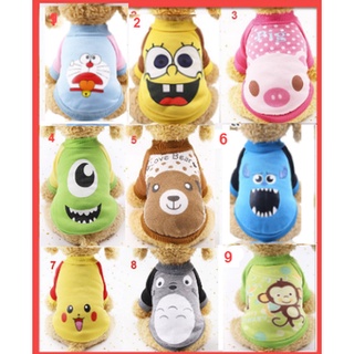 ÁO CHÓ MÈO THU ĐÔNG ẤM ÁP CUTE ĐỦ SIZE