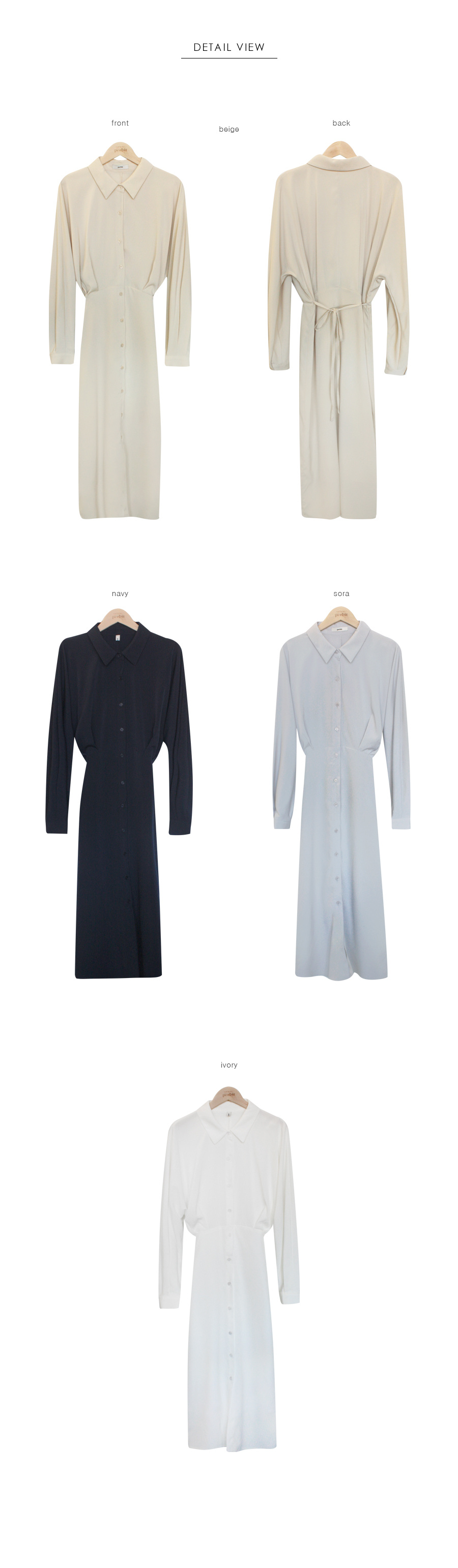 Đầm Sơ Mi Dài Tay Trơn Màu Xinh Xắn Dành Cho Nữ 2021 | BigBuy360 - bigbuy360.vn