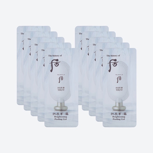 10 gói Gói tẩy tế bào chết dưỡng trắng da - Whoo Seol Brightening Peeling Gel