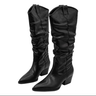 🖤[HÀNG CAO CẤP] Boot da- bốt cao cổ nhăn 6p Sean