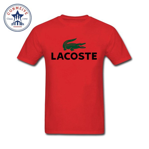 LACOSTE Áo Thun Nam Tay Ngắn In Logo Lacote Thời Trang Trẻ Trungq12