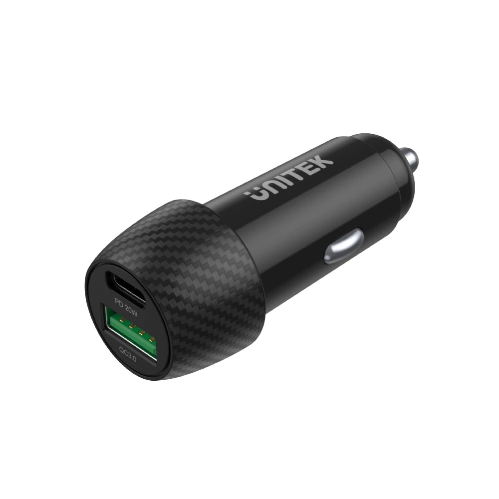 BỘ CẮM SẠC XE HƠI CỔNG USB 3.0 VÀ CỔNG PD TYPEC 20W P1400A HÃNG UNITEK