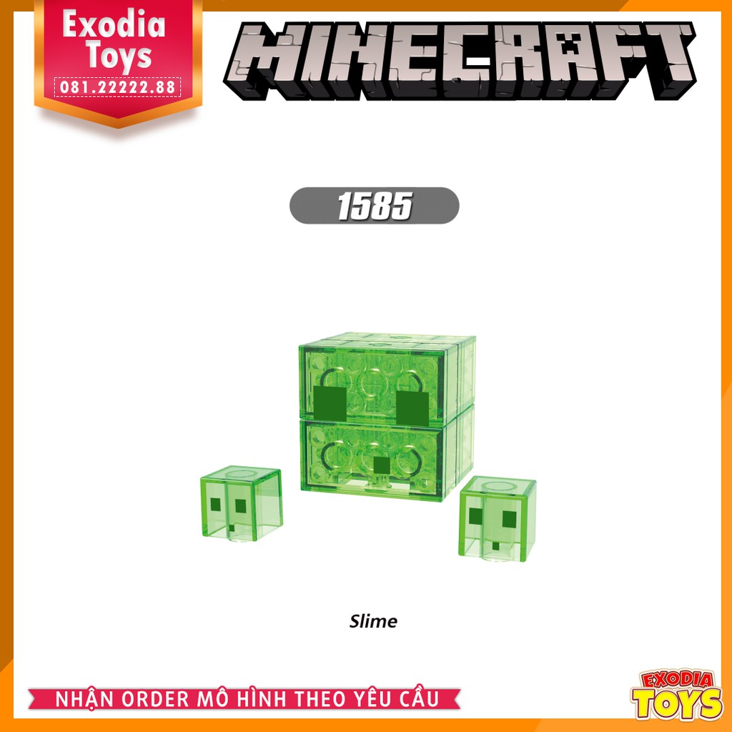 Xếp hình Minifigure nhân vật trò chơi Minecraft - Đồ Chơi Lắp Ghép Sáng Tạo - X0298