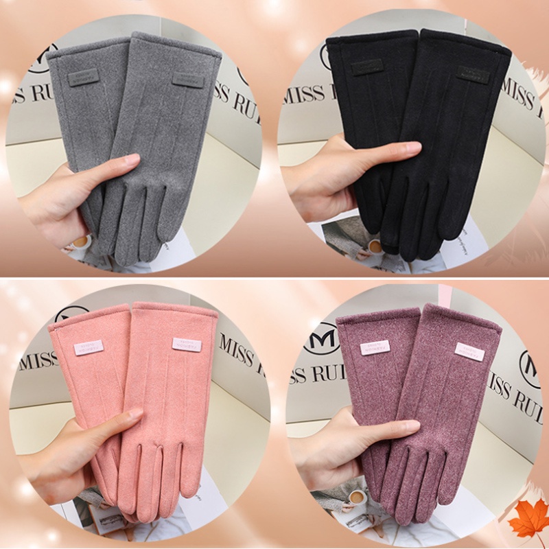 Găng tay giữ ấm cảm ứng màn hình cho nữ