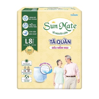 Combo 2 Tã quần Sunmate cho Người lớn L8