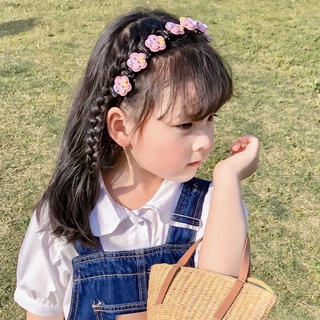 Bờm tóc đính hoa quả kèm kẹp tóc siêu đáng yêu cho bé gái