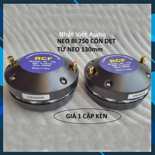 Loa treble rời neo bi 750 RCF coil dây dẹt-giá 1đôi .