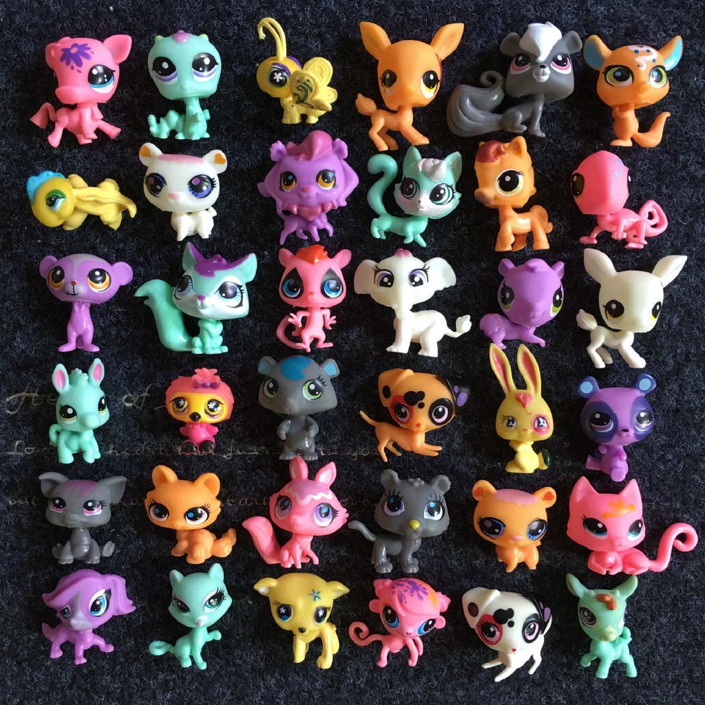 1 / 5 Chiếc Littlest Pet Shop LPS Lot Bow Starbucks Pet Friends