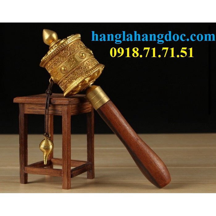 Kinh luân cầm tay 30.000 câu chú  pháp khí Phật Giáo Tây Tạng