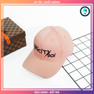 Mũ Lưỡi Trai Nón Kết BIGCITYBOI Binz Đen Hồng Phấn vải kaki