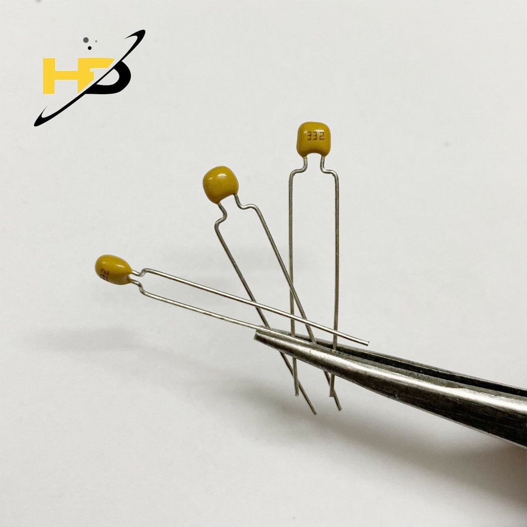 Combo 50 Chiếc Tụ Gốm Vàng 332 3.3nF 50V Loại Tốt