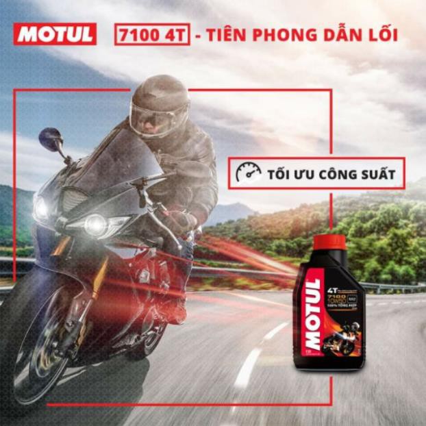 Mua Ngay Nhớt Ester 100% tổng hợp Motul 7100 10W50 MA2 SN 4T (dầu xe máy toàn phần)