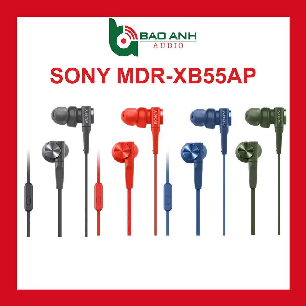 Tai nghe SONY MDR-XB55AP Bảo Hành Chính Hãng 12 Tháng