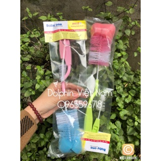 Combo cọ bình sữa Akido