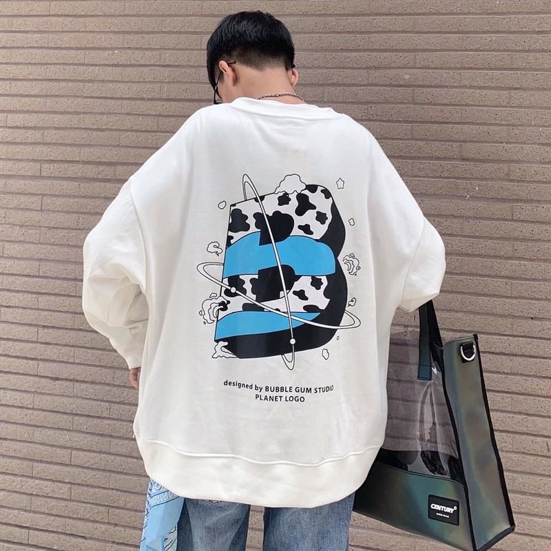 Áo Sweater chữ B planet logo - by Bubble Gum Studio | BigBuy360 - bigbuy360.vn