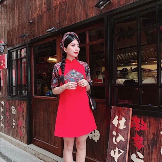 Sét áo dài kèm mấn
