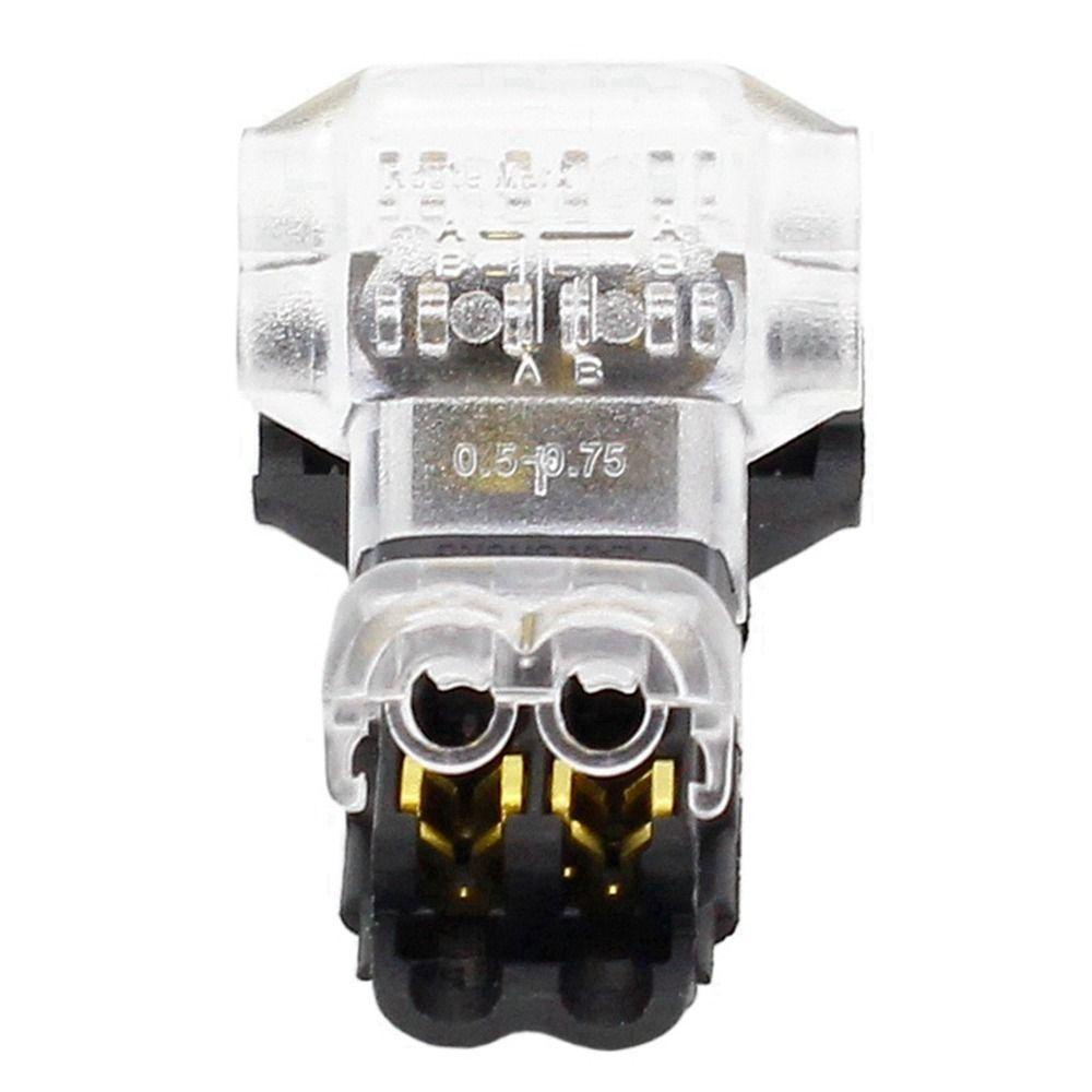 YIYU Khối Đấu Nối Dây Điện Đầu Cuối Hình Chữ T 2 Chấu 2 Pin Thông Dụng