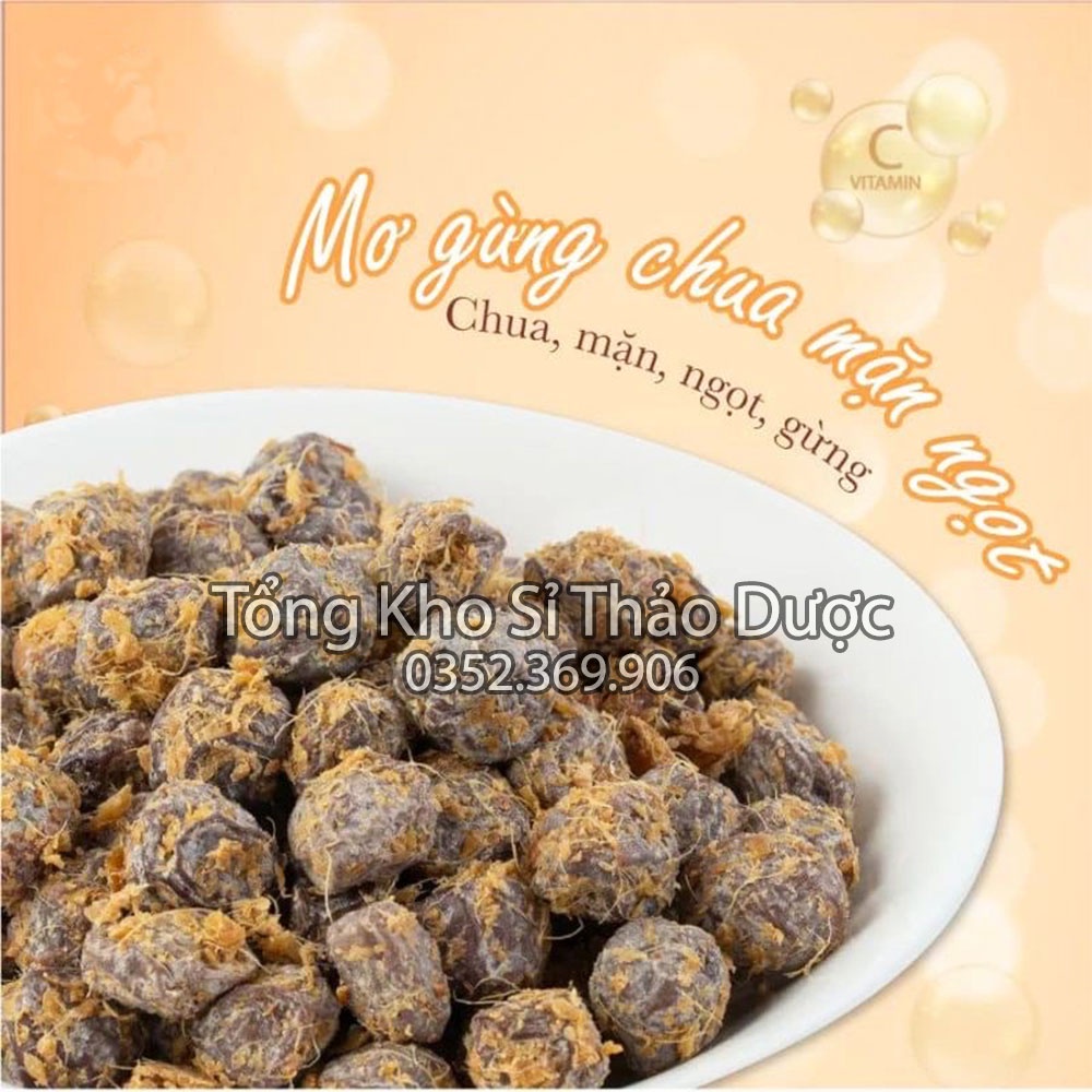 Ô mai mơ gừng chua, mặn, ngọt