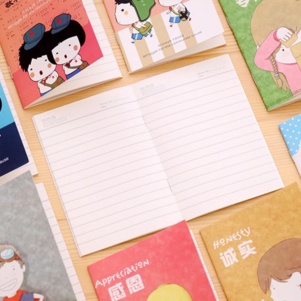 1 Sổ Tay Mini Qipin Hình Động Vật Dễ Thương Màu Sắc Ngẫu Nhiên