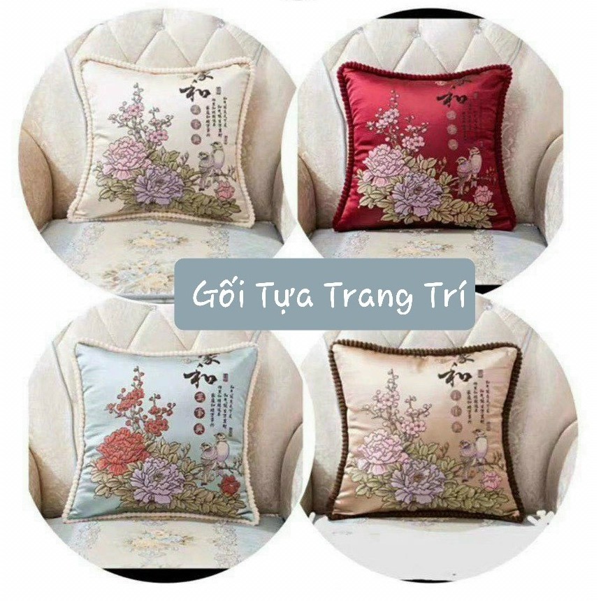 Gối Vuông Tựa Tây Âu 50cmx50cm Đẳng Cấp Sang Trọng