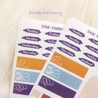 Bullet Journal Sticker - Basic Kit 2