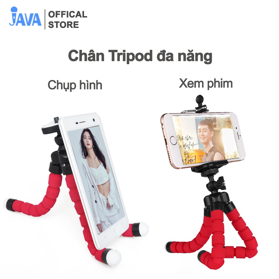 [BH 6 THÁNG] Chân Tripod Mini bạch tuộc - Giá đỡ điện thoại máy ảnh - Nhỏ gọn - Thuận tiện
