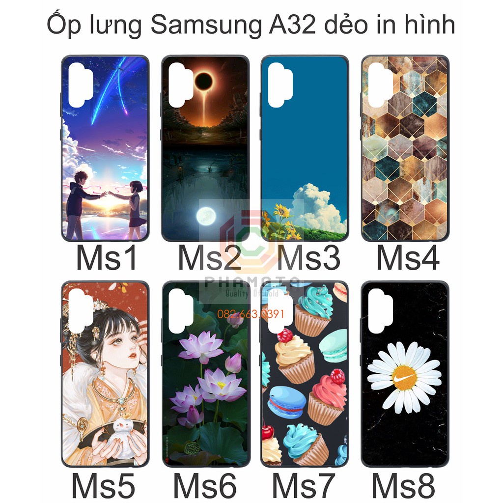 Ốp lưng Samsung A32 4G (SM-A325F/DS) / A32  5G dẻo in hình đẹp sắc nét