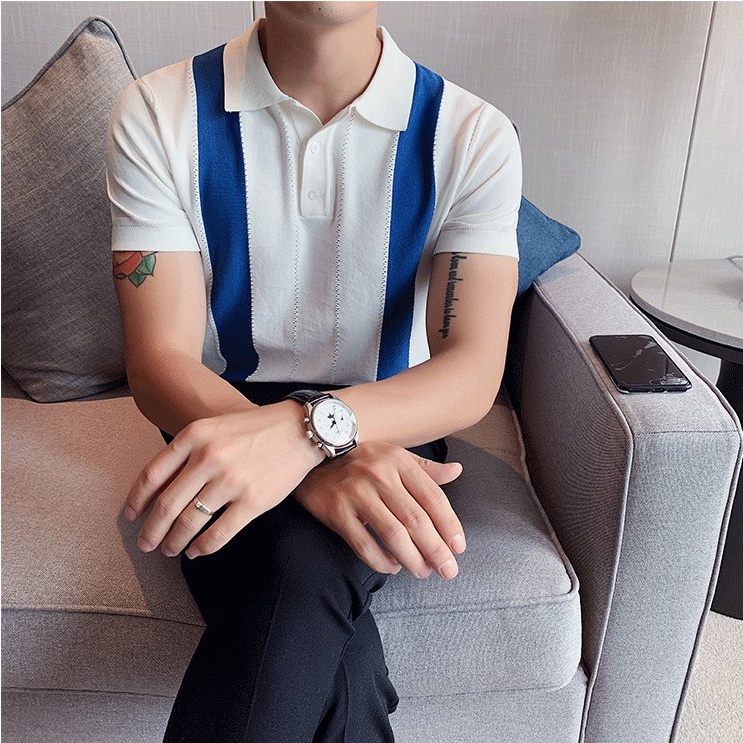 Áo polo, áo phông cổ bẻ PL08 vải lụa dệt kim cao cấp, thoáng mát mùa hè