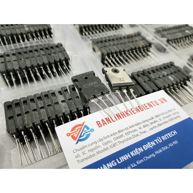 [Combo 2 chiếc] C3998 2SC3998 3998 Transistor NPN 25A 1500V TO-3PL tháo máy chính hãng