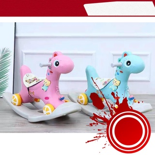 Ngựa Bập Bênh Kiêm Chòi Chân 2in1 Có Nhạc Cho Các Bé Vui Chơi Tại Nhà Cực Xinh(hàng loại 1)[ hot sale ]