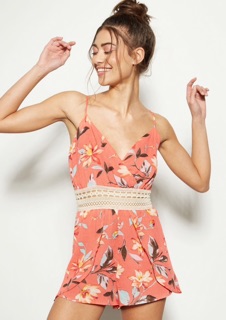 ⛱⛱ JUMPSUIT DÂY HOA ĐỎ rue 21