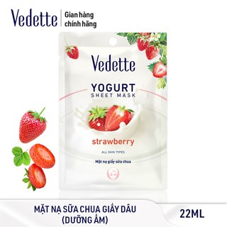 Combo 12 Mặt Nạ Giấy Vedette Dưỡng Ẩm Mịn Màng